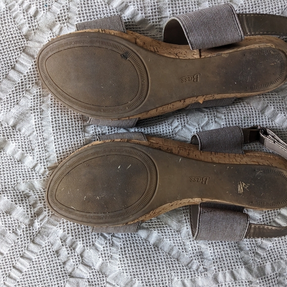 G.H. Bass & Co. Bass Laurie Tan Cork Wedges Women's Size 9.5 - Picture 3 of 5